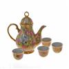 Image 1 : Benjarong Heavy Gilded Tea Set Rama V (ANT-412)