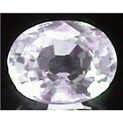 1.46ct. Blazing Oval White Morganite Africa RETAIL $750 (GEM-2118)