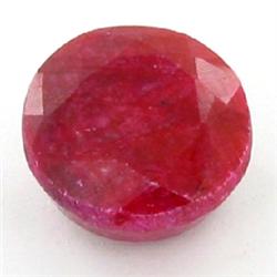 19.59ct. EXCELLENT Blood Red Africa Ruby Round Cut RETAIL $1350 (GEM-1353A)
