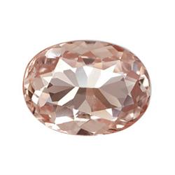 4.14ct RARE Morganite Oval Cut RETAIL $1700 (GEM-1077)