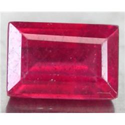 1.21ct. Appealing Baguette Red Ruby RETAIL $600 (GEM-2488)