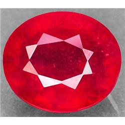 1.20ct. Oval Natural Mined Red Ruby Madascar RETAIL $850 (GEM-2581)