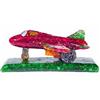 700ct. Red Ruby & Topaz Airplane Figure Statue RETAIL $1950 (GEM-0898)