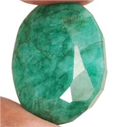 17.82ct. Lucious S. American Emerald Oval  RETAIL $1750 (GEM-1324)