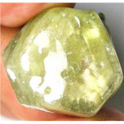 100.5ct. Beautiful Moonstone Effect. White/Green Sapphire Rough (GEM-0721)