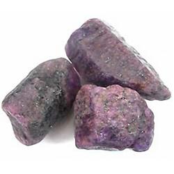 361ct 3 Piece Elegant Rough Violet Sapphire (JEW-954)