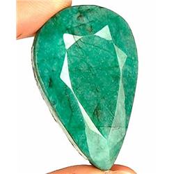 85ct. Stunning Green Huge Natural S. American Emerald RETAIL $8000 (GEM-2603)