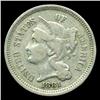 Image 1 : 1881 3 Cent Nickel Coin XF+ RARE ERROR (COI-3762)