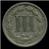 Image 2 : 1881 3 Cent Nickel Coin XF+ RARE ERROR (COI-3762)