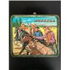 Image 1 : Vintage BONANZA TV WESTERN 1963 Metal Lunch Box NO Thermos by Aladdin Industries