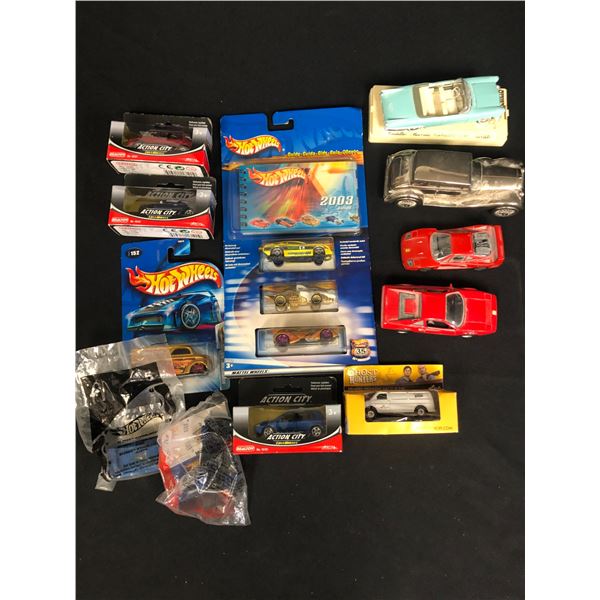 HOT WHEELS AND VINTAGE DIE CAST CAR LOT