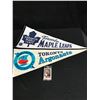 Image 1 : TORONTO MAPLE LEAFS/ TORONTO ARGONAUTS PENNANTS LOT