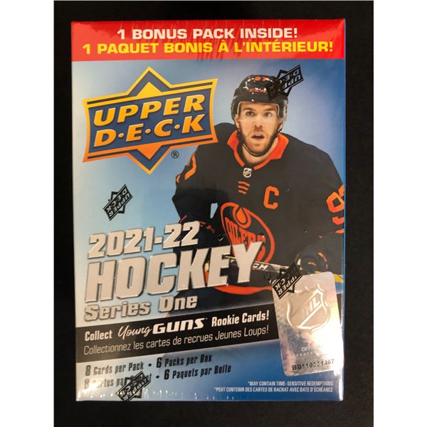 2021-22 UPPER DECK SERIES ONE FACTORY SEALED BLASTER BOX