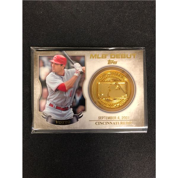 2016 TOPPS JOEY VOTTO MLB DEBUT MEDALLION