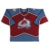 Image 1 : 1995-96 COLORADO AVALANCHE SIGNED JERSEY w/ MARC CRAWFORD, PATRICK ROY, ADAM FOOTE + MORE (BECKETT