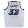 Image 1 : KARL MALONE SIGNED UTAH JAZZ BASKETBALL JERSEY (BECKETT COA)