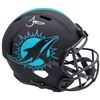 Image 1 : TYREEK HILL SIGNED MIAMI DOLPHINS FULL SIZE ECLIPSE HELMET (BECKETT COA)