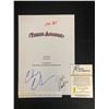 Image 2 : THREE AMIGOS CAST SIGNED SCRIPT COVER (CHEVEY CHASE, STEVE MARTIN, MARTIN SHORT( RA COA)