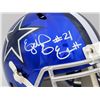 Image 2 : EZEKIEL ELLIOTT SIGNED DALLAS COWBOYS FULL SIZE SPEED HELMET (BECKETT COA)