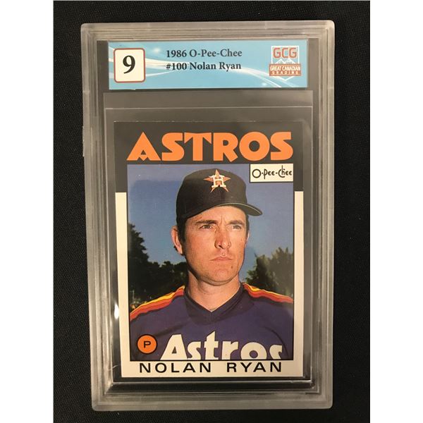 1986 O-PEE-CHEE NO.100 NOLAN RYAN (GCG 9)