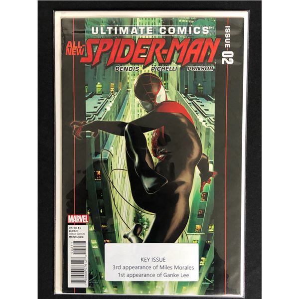 MARVEL COMICS ALL NEW SPIDER-MAN NO.2 (2ND MILES MORALES 1ST GANKE LEE)