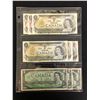 Image 1 : 1973 $1 CANADA BANK NOTES (X6) 1967 $1 CANADA BANK NOTES (X3)