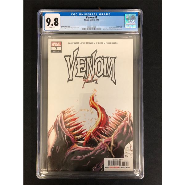 VENOM NO.3 CGC 9.8 (MARVEL COMICS, 2018)