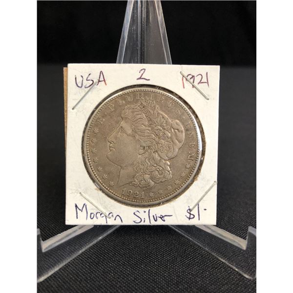 1921 USA MORGAN SILVER DOLLAR