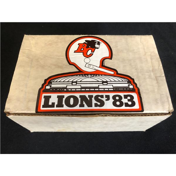 1983 BC LIONS FOOTBALL CARD LOT