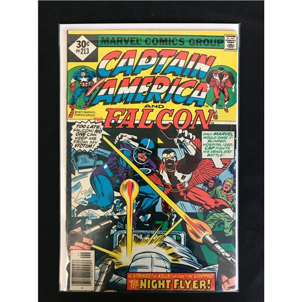 CAPTAIN AMERICA AND FALCON NO.213 (MARVEL COMICS)