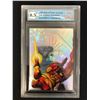Image 1 : 1995 MARVEL FLAIR ANNUAL LTD. EDITION HOLOBLAST IRON MAN VS. MANDARIN (GCG 8.5)