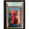 Image 1 : 2020-21 UD TIM HORTONS NO.T-6 FRANCHISE TRIOS TKACHUK/ GAUDREAU/ MONAHAN (GCG 8.5)