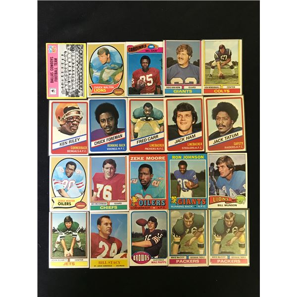 VINTAGE NFL FOOTBALL CARD LOT