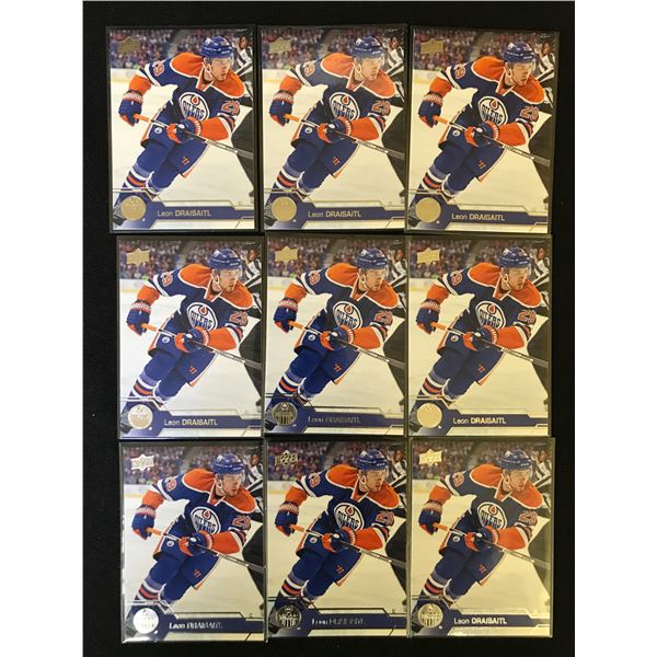 UPPER DECK LEON DRAISAITL HOCKEY CARD LOT