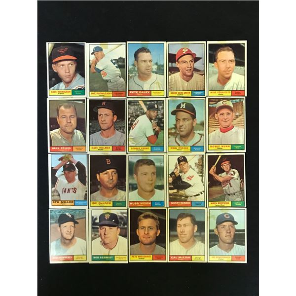 VINTAGE BASEBALL CARD LOT