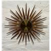 Image 1 : Mid Century Westclox BATTERY OP Starburst Sunburst Wall Clock 26"