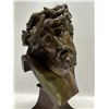 S. Chounard French Bronze Bust - Jesus Christ HEAVY (approx: 10" T 5"W)
