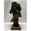 Image 6 : S. Chounard French Bronze Bust - Jesus Christ HEAVY (approx: 10" T 5"W)
