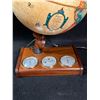 Image 3 : Light Up Scan - Globe Demark Lamp With Barometer base  (Approx: 17.5" tall)