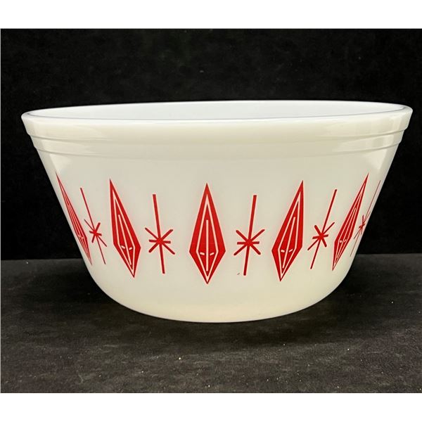 Vintage Atomic Starburst Federal Glass Mixing Bowl (Approx: 8"W 4"T)