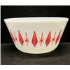 Vintage Atomic Starburst Federal Glass Mixing Bowl (Approx: 8"W 4"T)