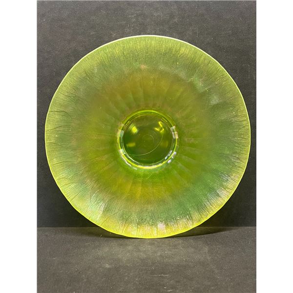 Amazing Art Glass Centre Piece / Large Plate (Approx: 11.75" across)