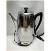 Vintage Chrome Deco Electric Universal Coffeematic Coffee Maker (Approx: 11"T 9"W)