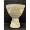 Mid Century McCoy Harmony Line Pedestal / Goblet Vase (Approx: 7"T & 6"W)