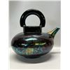 Pauline Pelletier Ceramic Teapot Canadian Pottery Canada (Approx: 9"W 8.5"T)