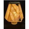 Image 6 : Unique Stone Table Lamp Onyx? Works (Approx: 13"T 11.5"W)