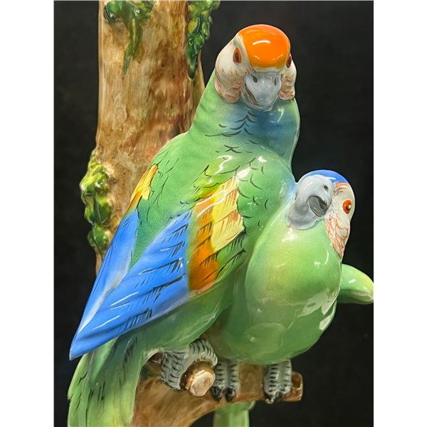 Vintage Ugo Zaccagnini Bird Lamp Italian - Works (Approx: 29"T 5.5"W)