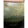 Image 2 : Artist Signed Studio Art Pottery Vase / Planter Pot (Approx: 7.5"T 8"W)