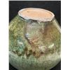 Image 6 : Artist Signed Studio Art Pottery Vase / Planter Pot (Approx: 7.5"T 8"W)