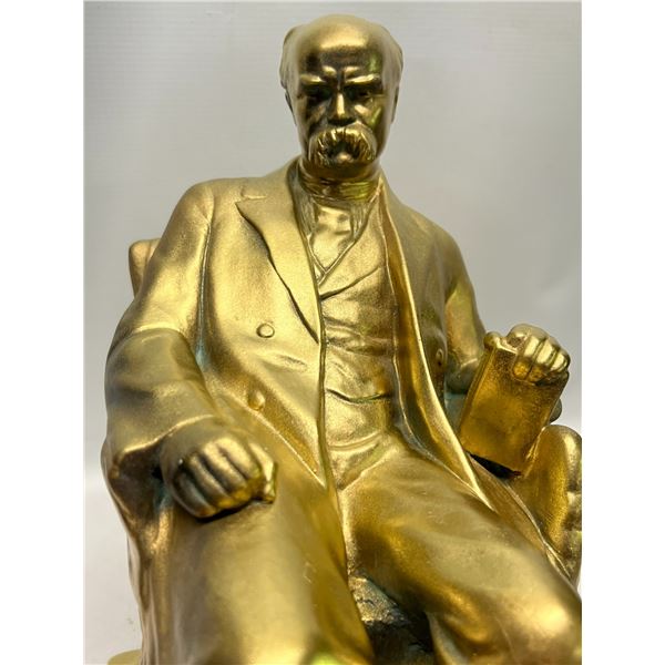 Large Timothy Eaton Ceramic/Plaster Sculpture (base 11x7.5" & 12.75"T)
